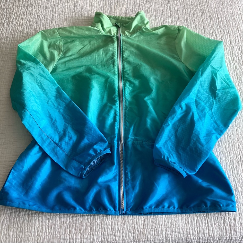 Ralph Lauren Active Ripstop ombré windbreaker blue/green